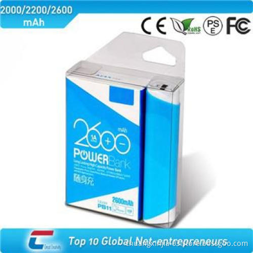 Mini power bank for mobile phone with CE certificate 2200mah